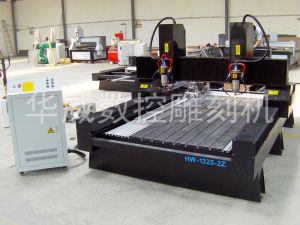 汉中宁强县双头立体多功能石材雕刻机HW-1325-2Z