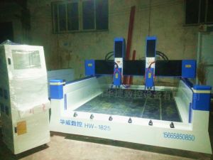 汉中宁强县HW1825双头重型石材雕刻机